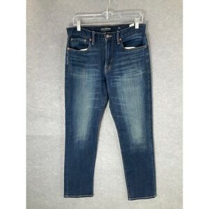 Lucky Brand 121 Heritage‎ Slim Jeans Dark Wash Denim Mens Size 30x29